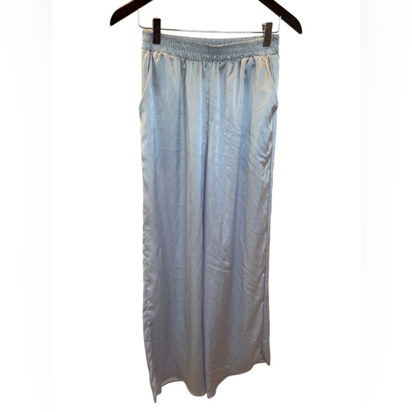 Urban Renewal light blue silk pants - Picture 1 of 4